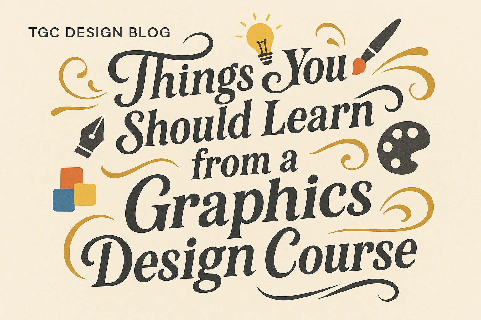 Things You Should Learn from a Graphics Design Course